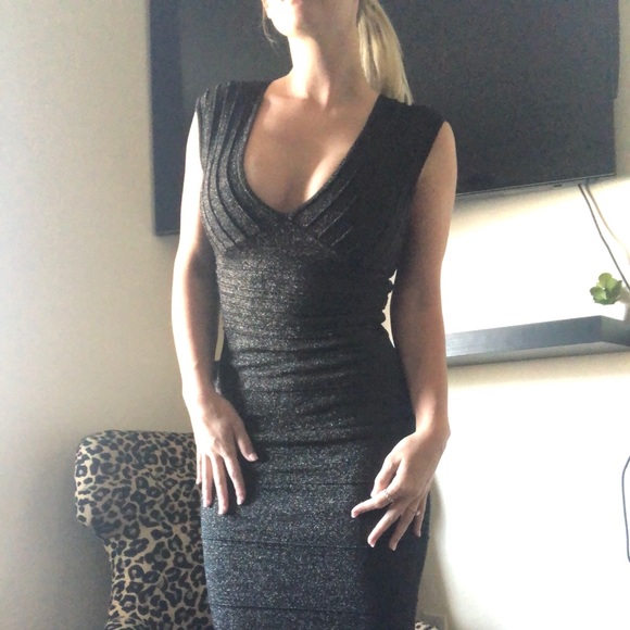 WOW couture Dresses & Skirts - WOW Couture | Sparkle Tinsel Bodycon Maxi Dress